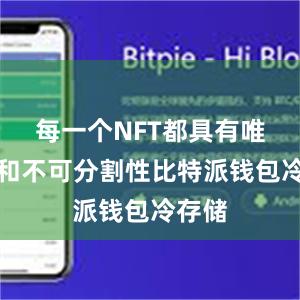 每一个NFT都具有唯一性和不可分割性比特派钱包冷存储