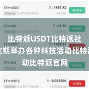 比特派USDT比特派社区还定期举办各种科技活动比特派官网